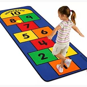 Colorful Hopscotch Play Mat for Kids